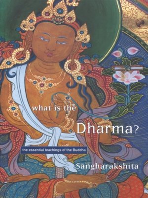 cover image of What is Dharma?